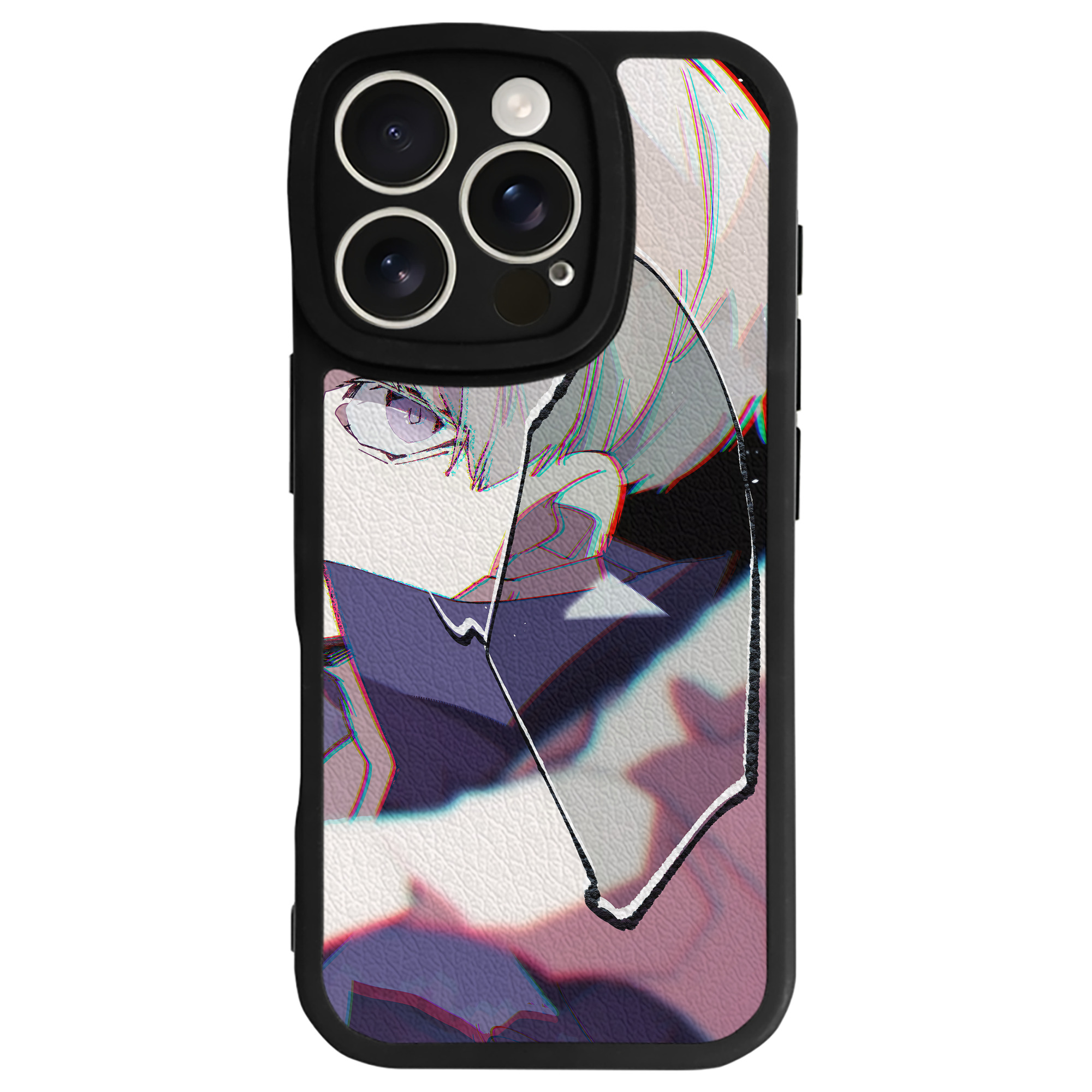 （画像用） 呪術廻戦 Jujutsu Kaisen 【iPhone 16シリーズ対応】シリコンスマホケース（レザー調） 材質：シリコン